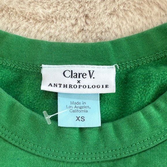 Clare V Anthropology lightweight sweatshirt. Size xs. - Picture 5 of 8